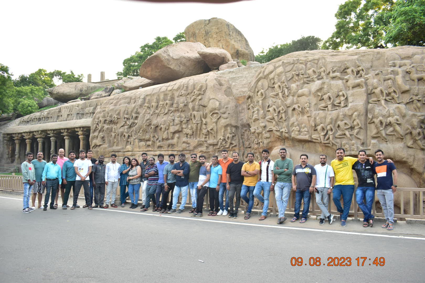 Site Seeing at Mahabalipuram