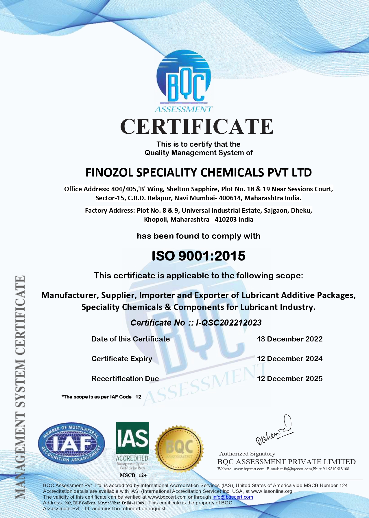 ISO 9001:2015